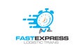 Creative of logo for Express logistic transportation