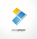 Creative logo idea for media player