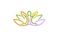 Creative Lotus Body Plant Logo