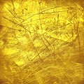 Creative luxury scratched golden texture.