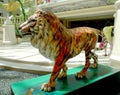 Creative Macau Sculpture MGM Exhibition Tiger Lion Fusion Arts Crafts East West Chinese Cultural Heritage Collection Macao China
