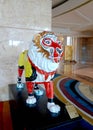 Creative Macau Sculpture MGM lions Exhibition Monkey King Character Arts Crafts East West Chinese Cultural Heritage Macao China
