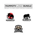 Creative Mammoth logo Design Vector Art Logo