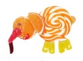 Creative marmalade fruit jelly sweet food elephant form