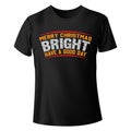 Creative Merry Christmas bright have a good day t-shirt vector template