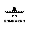 Creative Mexican Sombrero Mustache Head Traditional Logo Royalty Free Stock Photo