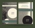 Creative military style leaflet template. Abstract grungy vertical layout with copy-space.