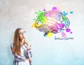 Creative mind concept Royalty Free Stock Photo