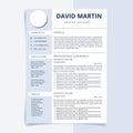 Creative Minimal Clean resume Template