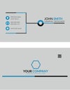 Creative Minimal Business Card Template Design