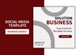 Creative minimalist general business agency social media post template design. Banner promotion. Corporate advertising