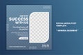 Creative minimalist general business agency social media post template design. Banner promotion. Corporate advertising Royalty Free Stock Photo