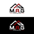 Creative Modern AMG And MAG Logo Design Idea