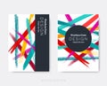 Creative modern brochure design templates