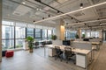 Creative modern co-working office open space Royalty Free Stock Photo