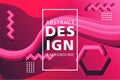 Creative modern design 3d flow shape. Liquid wave backgrounds for Poster, presentation and web Banner