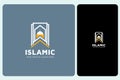 Creative Modern Islamic Logo Design Template, Islam Mosque Logo