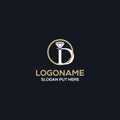 Creative & Modern JD Letter logo design template