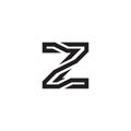 Creative Modern letter Z. Vector logo icon template