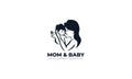 Creative Mom Baby Logo Design