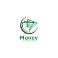 Creative Money Concept Logo Design Template