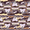 Creative mosaic seamless background pattern. Abstract geometric backdrop