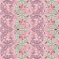 Creative mosaic seamless background pattern. Abstract geometric ornamental wallpaper