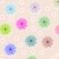 Creative multi color flowers layout , floral pattern or background for greeting card of Mothers day
