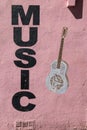 Old Music Store Sign