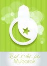 Creative Muslim community festival Eid Mubarak.
