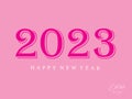 happy new year 2023 vector
