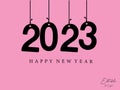 happy new year 2023 creative vector design