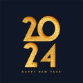 Creative 2024 new year event background design