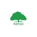 Creative Oak Tree Logo Design Template Royalty Free Stock Photo