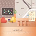 Creative Office Coworking Center Cozy Open Space