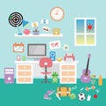 Creative office room interior workspace Royalty Free Stock Photo