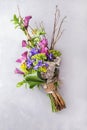 Creative olorful bouquet