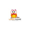 Creative Owl logo design design vector for print and web
