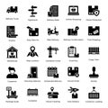 Pack Of Delivery Flat Icons