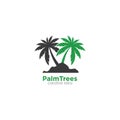 Creative Palm Tree Logo Design Template