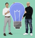 Creative partners with bright ideas Royalty Free Stock Photo