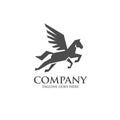 Creative Pegasus logo modern template Royalty Free Stock Photo