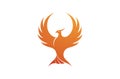 Creative Phoenix Bird Logo Royalty Free Stock Photo
