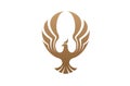 Creative Phoenix Bird Logo Royalty Free Stock Photo