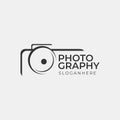 Creative photography media logo illustration