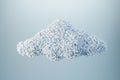 Creative pixel cloud on light background. Cloud computing service, cloud data storage technology hosting concept. Royalty Free Stock Photo
