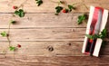 Creative place setting with fresh plants