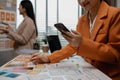 creative planning phone app development template layout, User experience concept, website designer, develop team UX designer