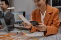 creative planning phone app development template layout, User experience concept, website designer, develop team UX designer