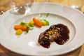 Creative Plates of Veal Cheeks